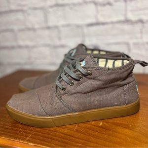 Toms Men’s Chukka Mids Lace Up Grey